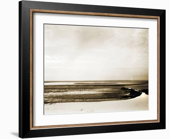 A Flat Expanse at the Beach-Katrin Adam-Framed Photographic Print