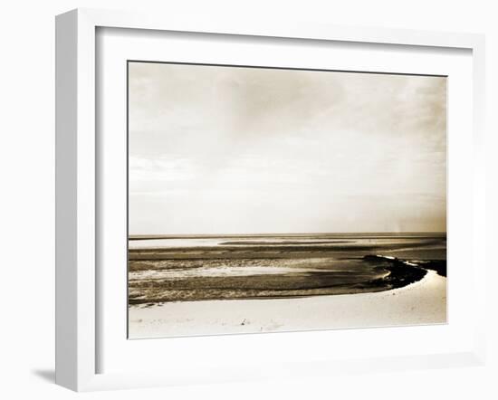 A Flat Expanse at the Beach-Katrin Adam-Framed Photographic Print