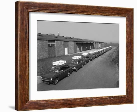 A Fleet of 1965 Hillman Imps, Selby, North Yorkshire, 1965-Michael Walters-Framed Photographic Print