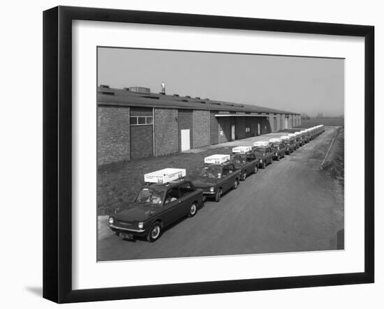 A Fleet of 1965 Hillman Imps, Selby, North Yorkshire, 1965-Michael Walters-Framed Photographic Print