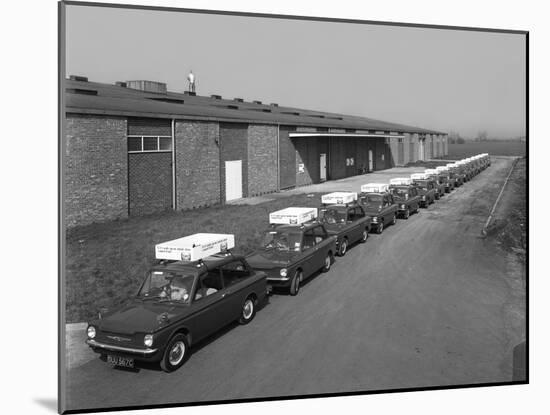 A Fleet of 1965 Hillman Imps, Selby, North Yorkshire, 1965-Michael Walters-Mounted Photographic Print