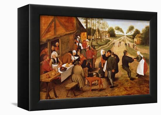 A Flemish Kermesse-Pieter Brueghel the Younger-Framed Giclee Print