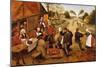 A Flemish Kermesse-Pieter Brueghel the Younger-Mounted Giclee Print