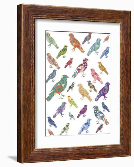 A Flock of Birds-Clara Wells-Framed Giclee Print