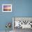 A Flock of Brown Pelicans Fly over the Beach as the Sun Sets-Steve Bower-Framed Photographic Print displayed on a wall