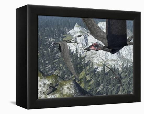 A Flock of Dorygnathus-Stocktrek Images-Framed Premier Image Canvas