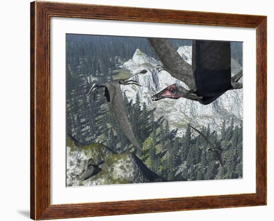 A Flock of Dorygnathus-Stocktrek Images-Framed Photographic Print