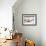 A Flock of Wild Turkey Pick Over a Corn Field in Williston, Vermont, Wednesday, March 5, 2003-Alden Pellett-Framed Photographic Print displayed on a wall