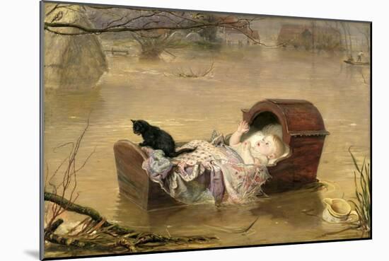 A Flood, 1870-John Everett Millais-Mounted Giclee Print