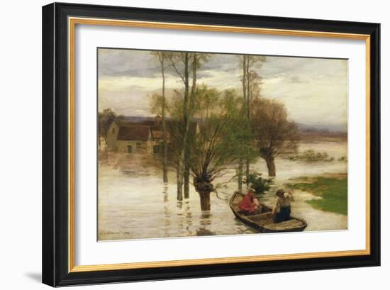 A Flood, 1876-Léon Augustin L'hermitte-Framed Giclee Print