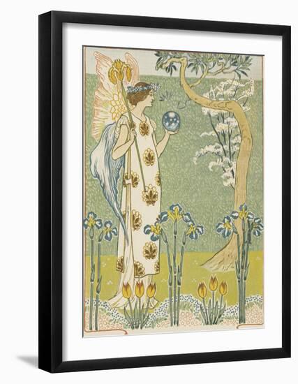 A Floral Fantasy-Walter Crane-Framed Premium Giclee Print