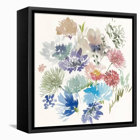 A Floral Flourish II-Aria K-Framed Stretched Canvas