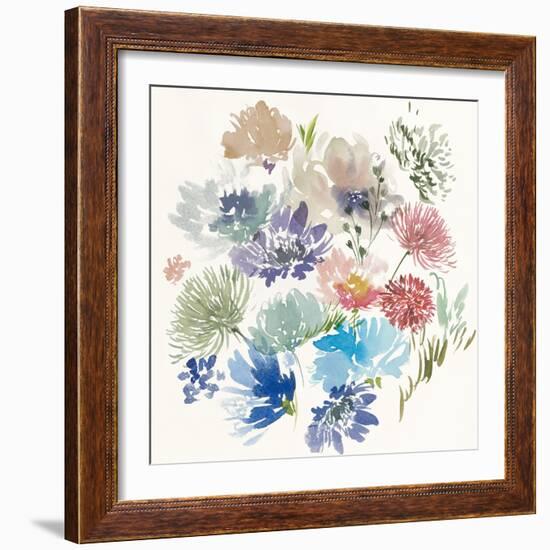 A Floral Flourish II-Aria K-Framed Art Print