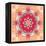 A Floral Montage, Layer Work from Pink and Red Poeny Blossoms and Pink Cherry Blossoms-Alaya Gadeh-Framed Premier Image Canvas