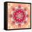 A Floral Montage, Layer Work from Pink and Red Poeny Blossoms and Pink Cherry Blossoms-Alaya Gadeh-Framed Premier Image Canvas