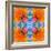 A Floral Montage, Mandala Symmetric Layer Work from Blooming Flowers-Alaya Gadeh-Framed Photographic Print