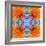 A Floral Montage, Mandala Symmetric Layer Work from Blooming Flowers-Alaya Gadeh-Framed Photographic Print