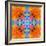 A Floral Montage, Mandala Symmetric Layer Work from Blooming Flowers-Alaya Gadeh-Framed Photographic Print