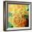 A Floral Montage of Yellow Roses and Ornamental Texture, Photograph, Layer Work-Alaya Gadeh-Framed Photographic Print