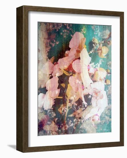 A Floral Montage Photographic Layer Work-Alaya Gadeh-Framed Photographic Print