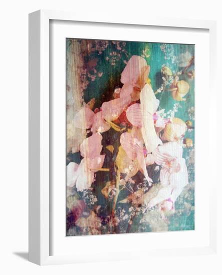 A Floral Montage Photographic Layer Work-Alaya Gadeh-Framed Photographic Print