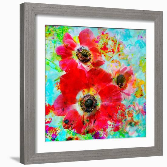 A Floral Montage with Anemones-Alaya Gadeh-Framed Photographic Print