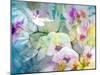 A Floral Montage with White Orchids and Multicolor Dahlia-Alaya Gadeh-Mounted Photographic Print