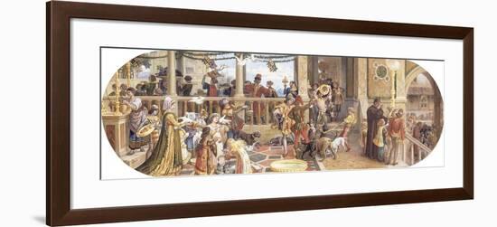 A Florentine Festival: Bringing the Left-Overs to the Animals and Table of the Poor-Ricciardo Meacci-Framed Giclee Print