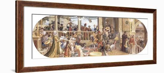 A Florentine Festival: Bringing the Left-Overs to the Animals and Table of the Poor-Ricciardo Meacci-Framed Giclee Print