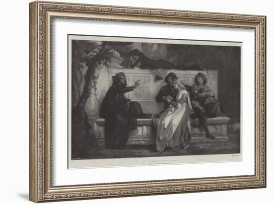 A Florentine Poet-Alexandre Cabanel-Framed Giclee Print