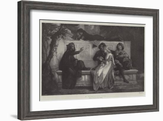 A Florentine Poet-Alexandre Cabanel-Framed Giclee Print