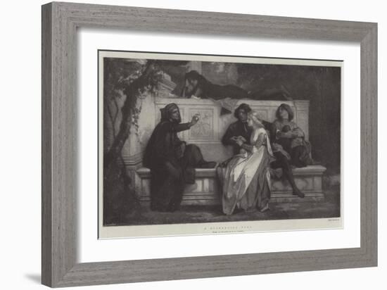 A Florentine Poet-Alexandre Cabanel-Framed Giclee Print