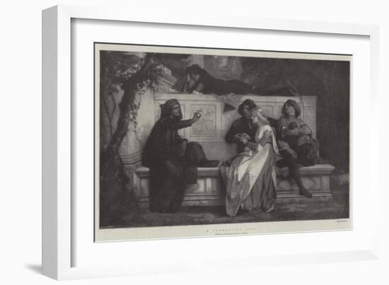 A Florentine Poet-Alexandre Cabanel-Framed Giclee Print