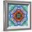 A Flower Mandala, Photographic Layer Work from a Painting-Alaya Gadeh-Framed Photographic Print