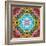 A Flower Mandala, Photographic Layer Work from a Painting-Alaya Gadeh-Framed Photographic Print