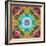 A Flower Mandala, Photographic Layer Work from a Painting-Alaya Gadeh-Framed Photographic Print