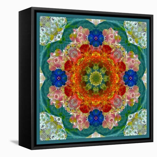 A Flower Mandala-Alaya Gadeh-Framed Premier Image Canvas