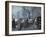 A Flower Market, Hojbroplads, Copenhagen-Paul Fischer-Framed Giclee Print