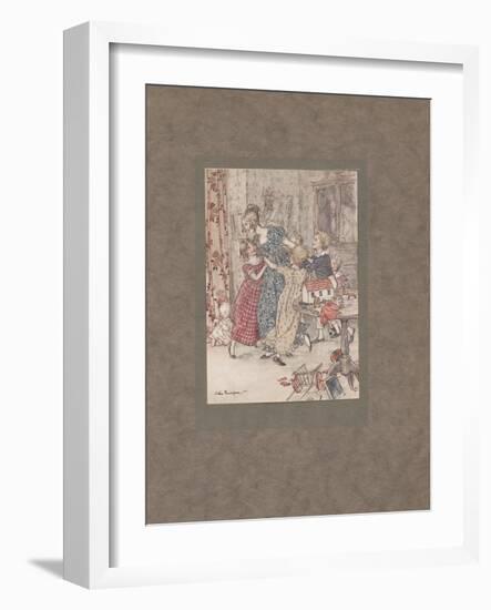 'A Flushed and Boisterous Group', 1915-Arthur Rackham-Framed Giclee Print