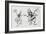 A Fly and Bee Getting Married-Arthur Rackham-Framed Giclee Print