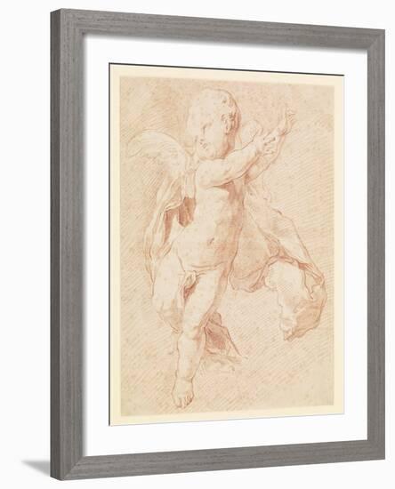 A Flying Putto-Edme Bouchardon-Framed Giclee Print