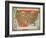 A Food Map of the United States-null-Framed Giclee Print