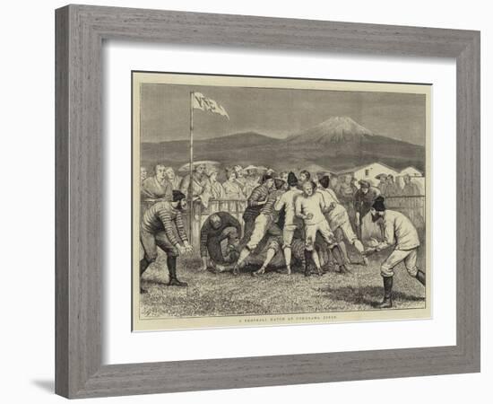 A Football Match at Yokohama, Japan-Joseph Nash-Framed Giclee Print