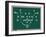 A Football Play on A Chalkboard.-mybaitshop-Framed Photographic Print