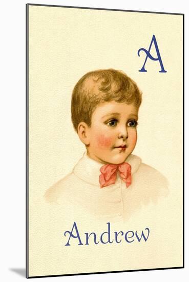 A for Andrew-Ida Waugh-Mounted Art Print