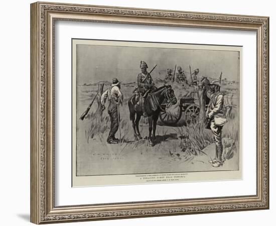 A Foraging Party Near Pretoria-Charles Edwin Fripp-Framed Giclee Print