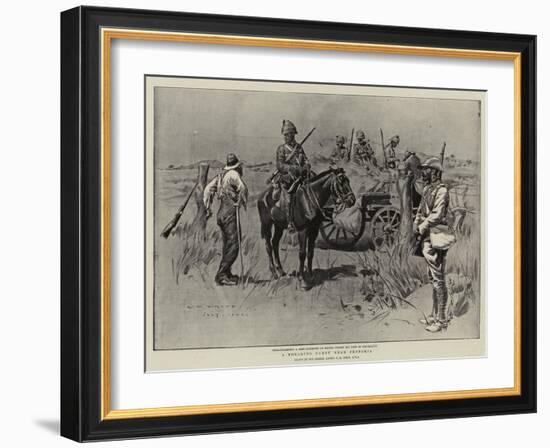 A Foraging Party Near Pretoria-Charles Edwin Fripp-Framed Giclee Print