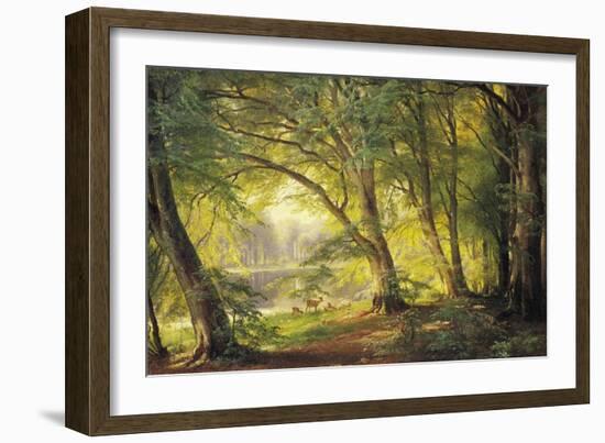 A Forest Glade-Carl Frederic Aagaard-Framed Giclee Print