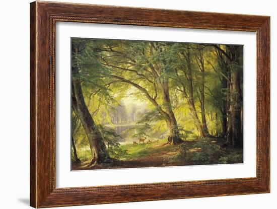 A Forest Glade-Carl Frederic Aagaard-Framed Giclee Print