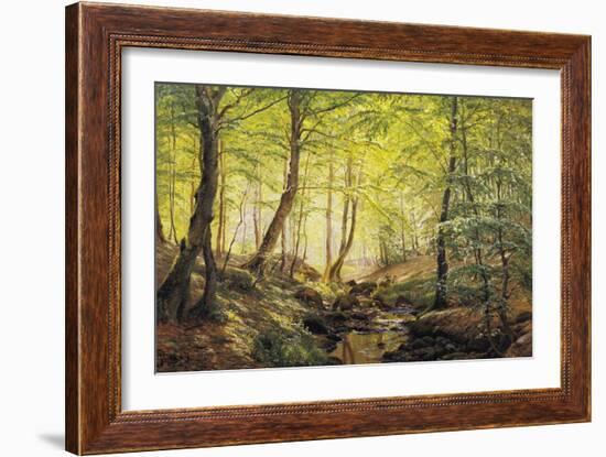 A Forest Glade-Johannes Boesen-Framed Giclee Print